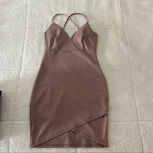 Light pink mini dress